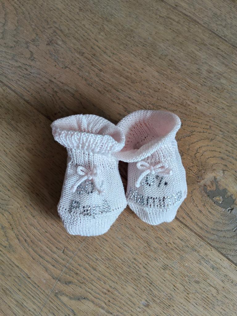 Newborn socks with strass, Ophalen of Verzenden, Zo goed als nieuw, Meisje, Sokjes