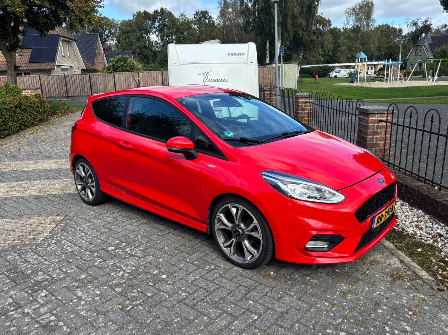 Ford Fiesta 1.0 Ecoboost ST-Line CarPlay|NAP|Airco, Auto's, Voorwielaandrijving, 40 €/maand, 23 km/l, Origineel Nederlands