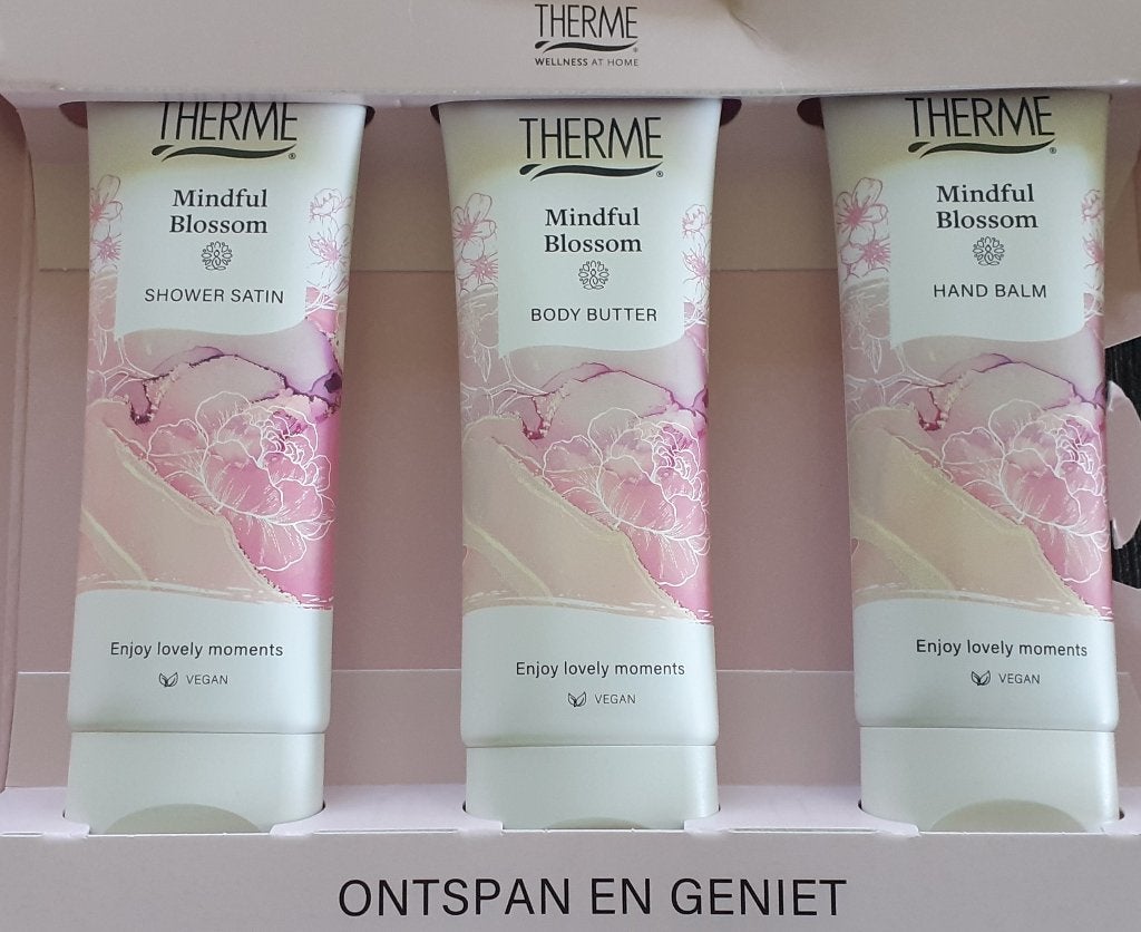 Cadeauset Therme Mindfullness, Ophalen of Verzenden, Nieuw, Bodylotion, Crème of Olie