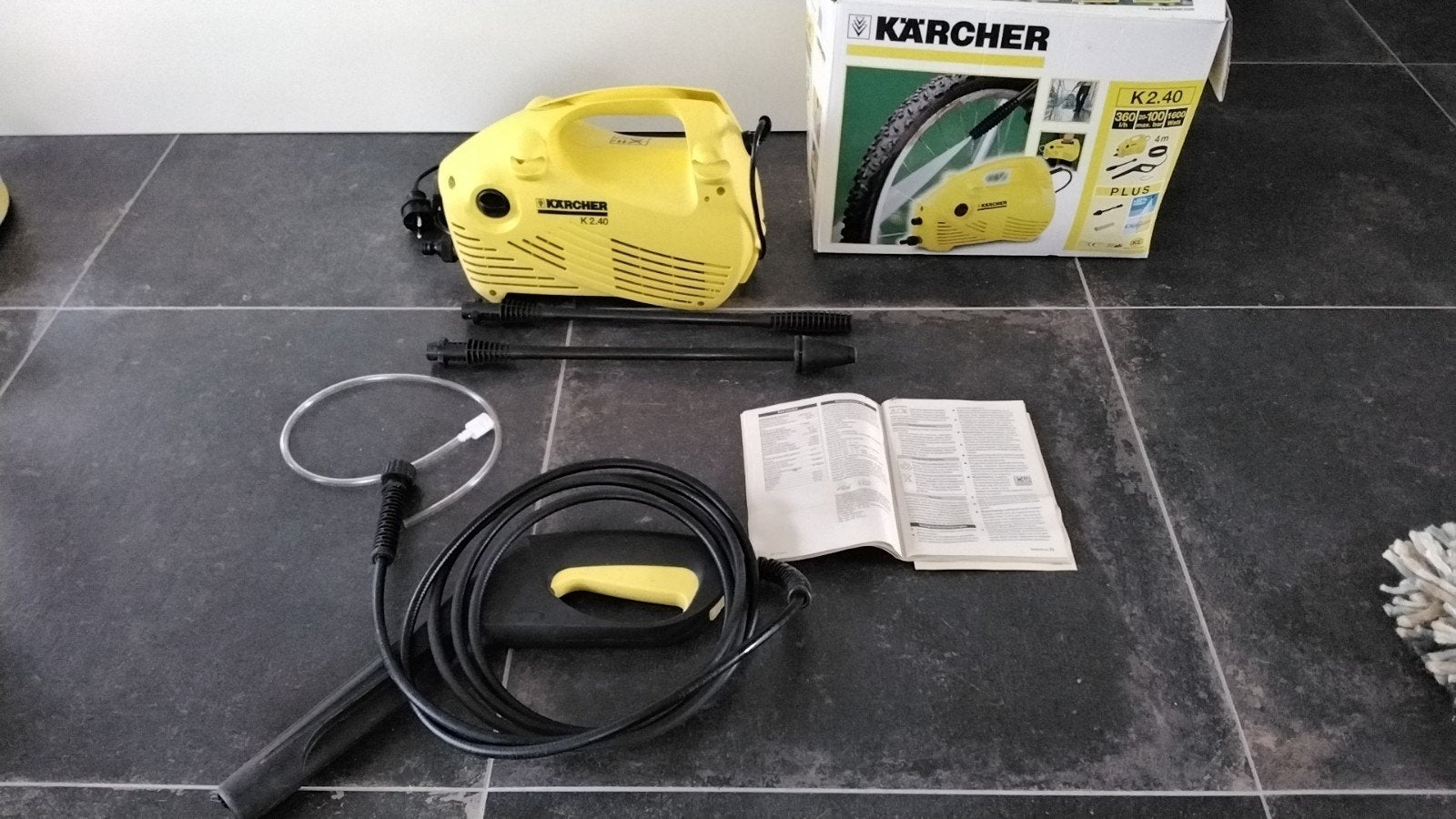 Kärcher K 2.40 èn Kärcher T 300 T-racer., Ophalen, Elektrisch