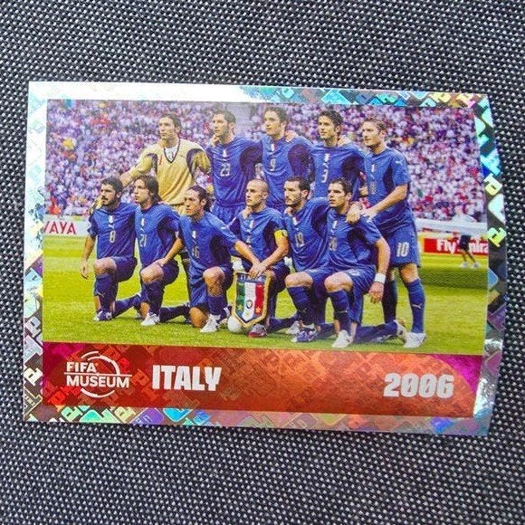 Panini WK 2026 voetbbalsticker Italy 2006, Eén persoon