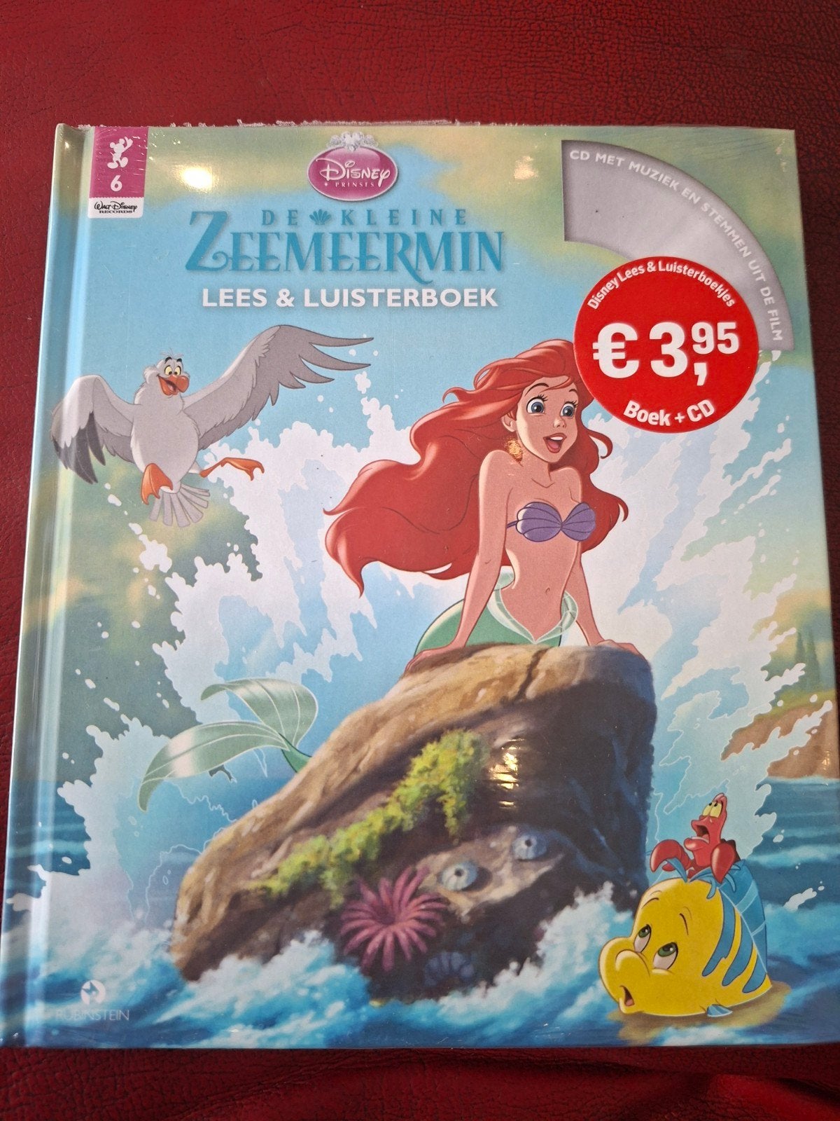 Disney De Kleine Zeemeermin Lees & Luisterboek + CD, Ophalen of Verzenden