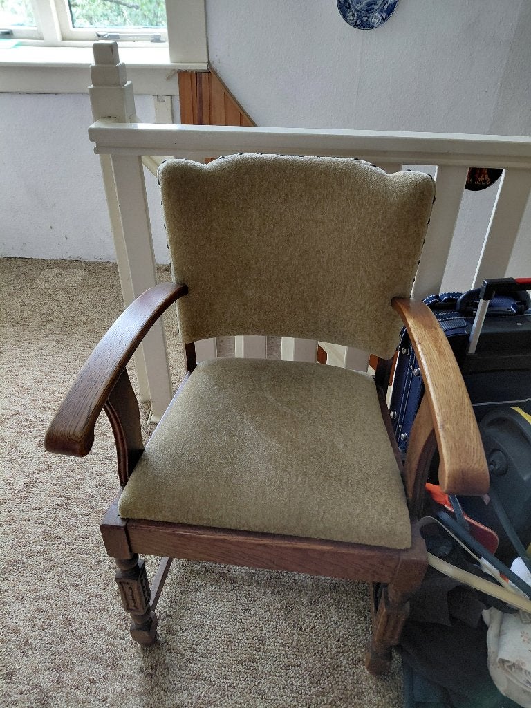 Fauteuil, Ophalen, Hout, Gebruikt, 75 tot 100 cm
