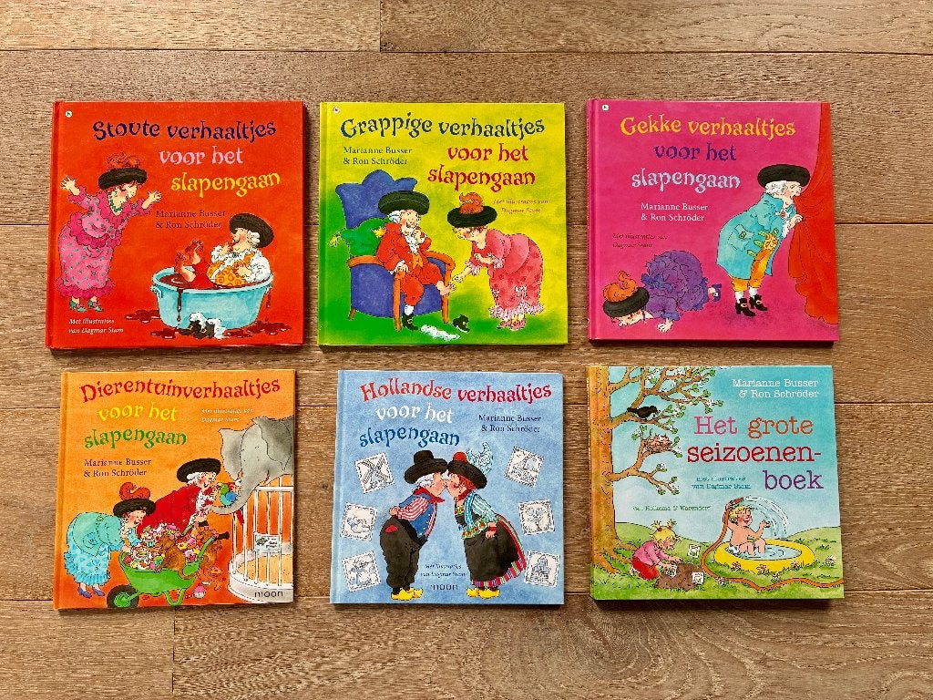 9x Kinderboeken Marianne Busser en Ron Schröder, Ophalen of Verzenden, Zo goed als nieuw, Fictie algemeen