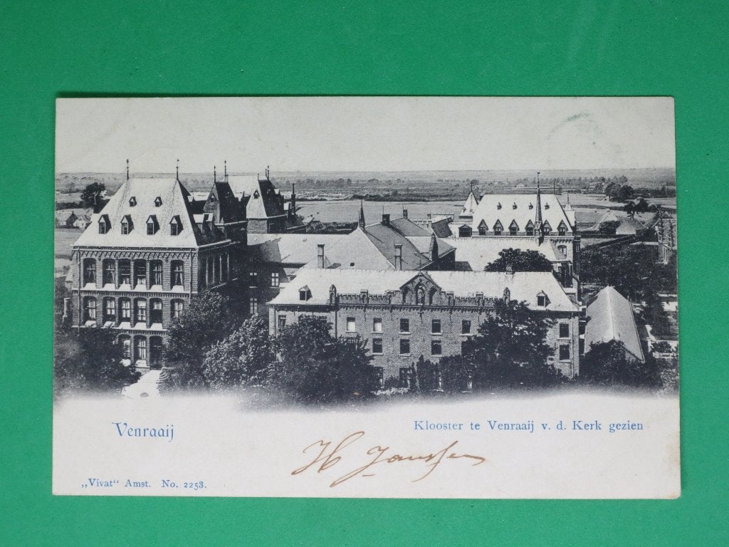 Venray Klooster van de Kerk gezien, Verzenden, Voor 1920, Gelopen, Limburg