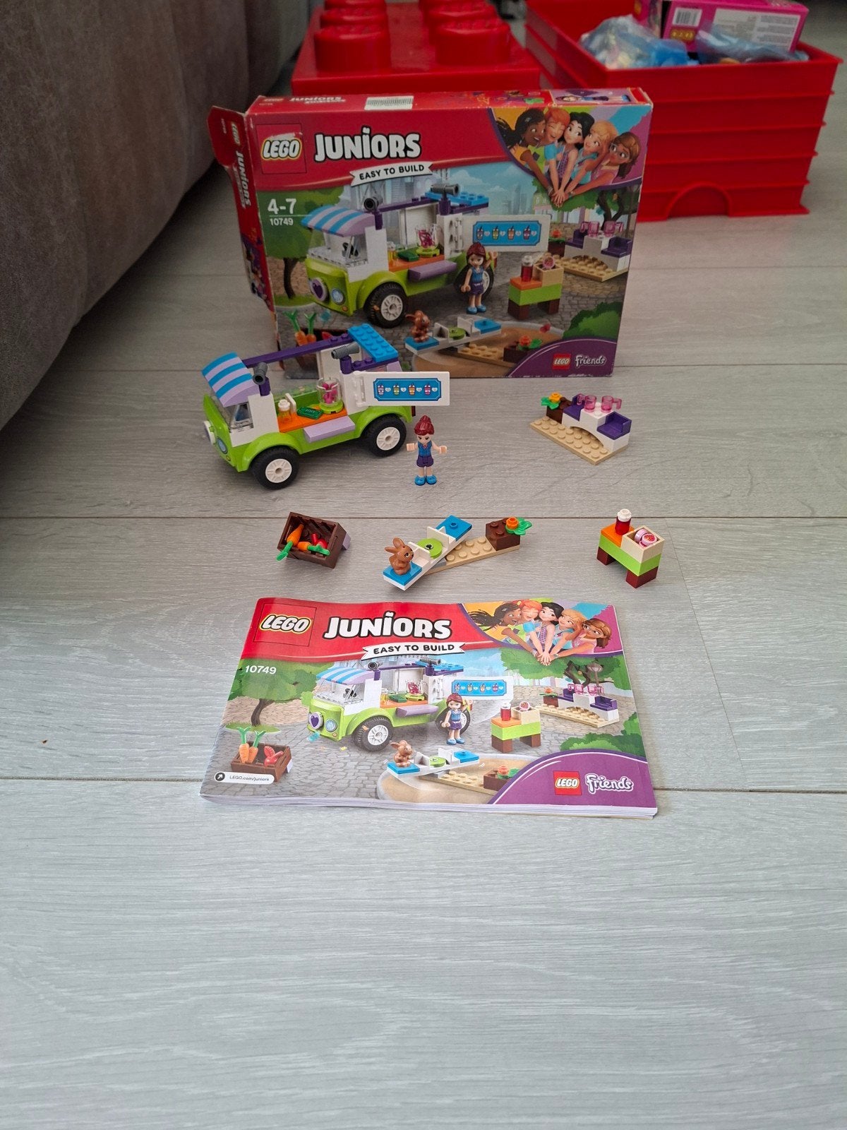 LEGO Friends Mia's biologische voedselmarkt 10749, Ophalen of Verzenden, Gebruikt