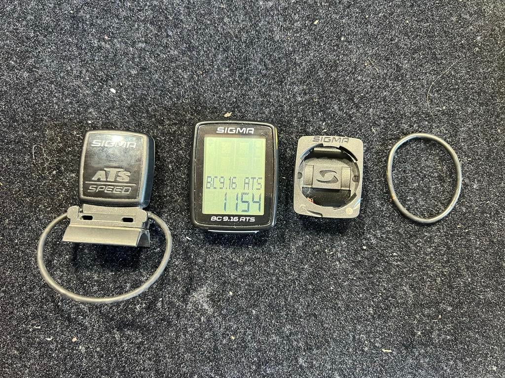 Sigma BC 9.16 ATS Fietscomputer, Fietsen en Brommers, Ophalen of Verzenden, Draadloos, Gebruikt