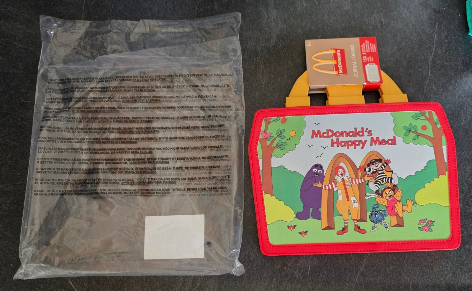 Note boek mcdonald's loungefly, Ophalen of Verzenden, Nieuw, Plaatje