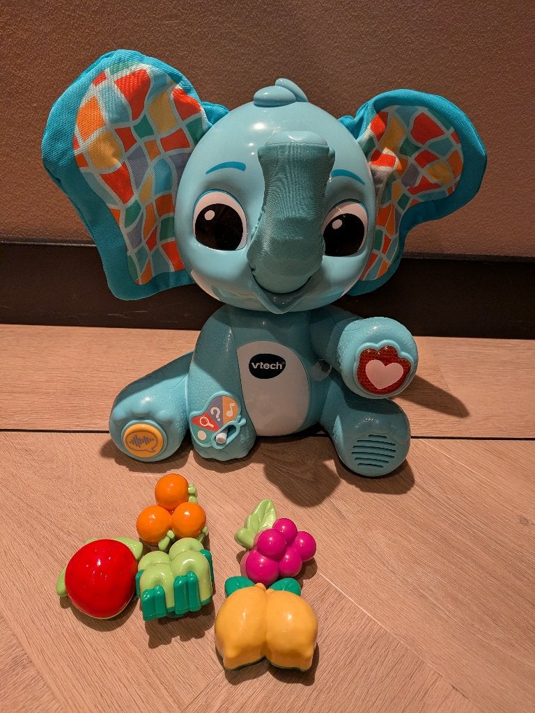 Vtech Kiekeboe Snuffelolifant, Ophalen, Gebruikt, 6 maanden tot 2 jaar