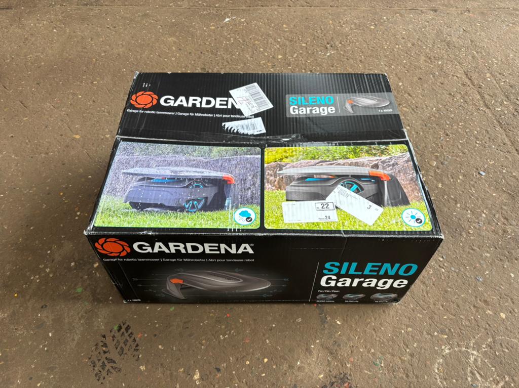 Gardena SILENO garage nieuw in doos, Ophalen of Verzenden, Zo goed als nieuw