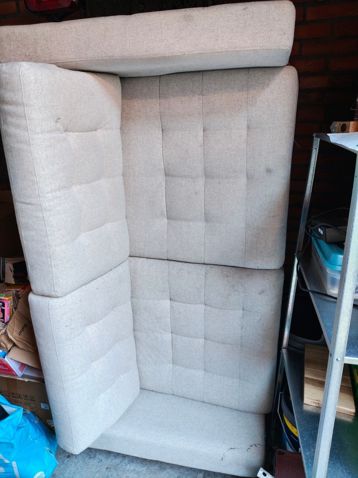 ikea landskrona 2 zits bank gratis afhalen, Ophalen, Gebruikt, 125 tot 150 cm, Tweepersoons