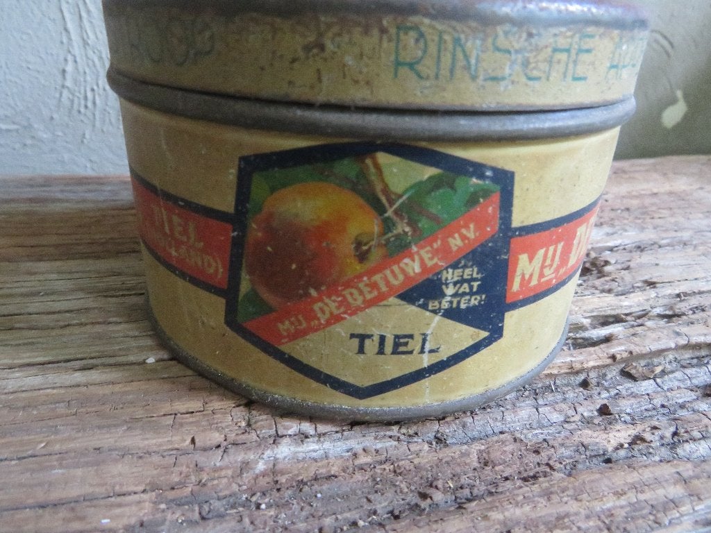 rinsche appelstroop tiel holland blik, Verzamelen, Blikken, Ophalen of Verzenden, Gebruikt, Overige