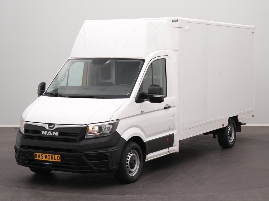 MAN TGE 3.100 Gesloten bakwagen Bakwagen Verkoopwagen Foodtr, Auto's, Gebruikt, Euro 6, 4 cilinders, Wit