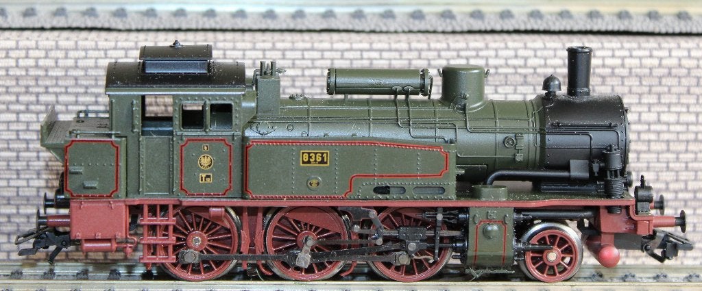 Stoom locomotief Br. T12  ( K.P.E.V. ), Wisselstroom, Locomotief, Ophalen of Verzenden, Zo goed als nieuw