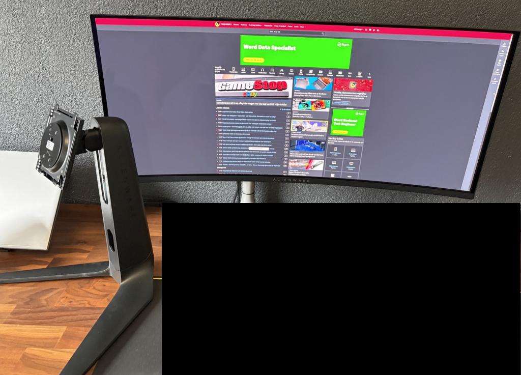 Alienware AW3423DWF 34" WQHD, Computers en Software, Monitoren, Minder dan 1 ms, Zo goed als nieuw, Overige typen, HDMI