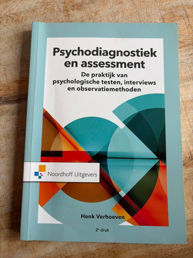 Psychodiagnostiek en assessment - Henk Verhoeven, Boeken, Ophalen of Verzenden, Gelezen, Klinische psychologie
