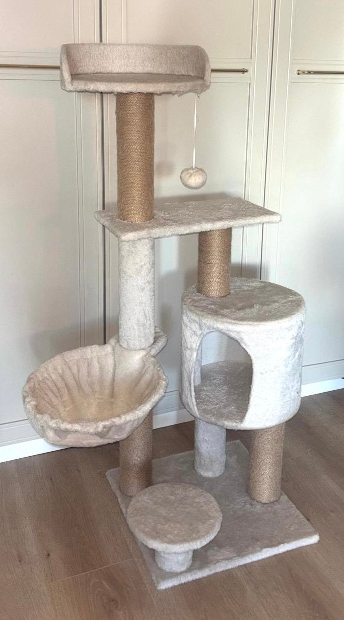 Kattenkrabpaal ecru Zgan!, Ophalen, Zo goed als nieuw, Krabpaal