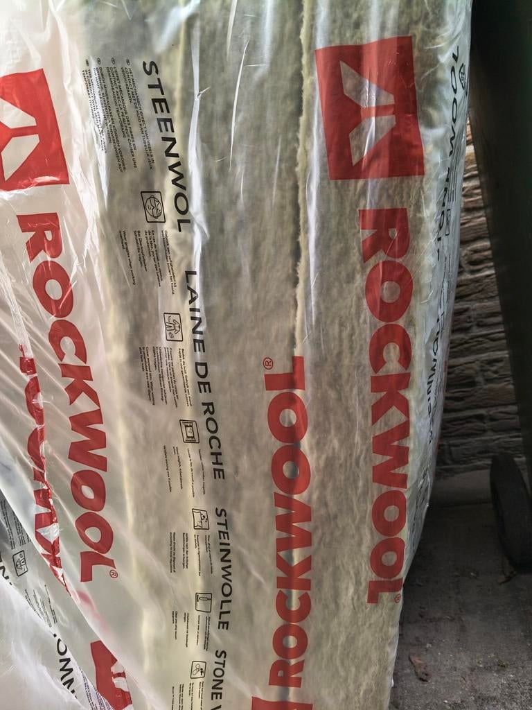 Rockwool Rockfit Duo Rd 2,35 i 1000x800x80mm 3 stuks, Ophalen, Nieuw, Steenwol, Minder dan 5 m²
