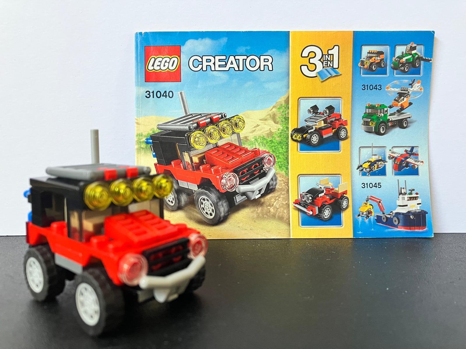 Lego set Dessert racers 31040, Lego, Compleet, Ophalen of Verzenden, Zo goed als nieuw
