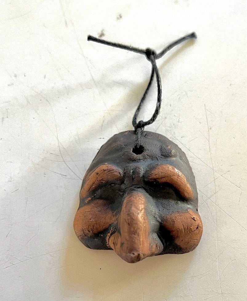 Keramiek kettinghanger, Ophalen of Verzenden, Zilver, Overige materialen