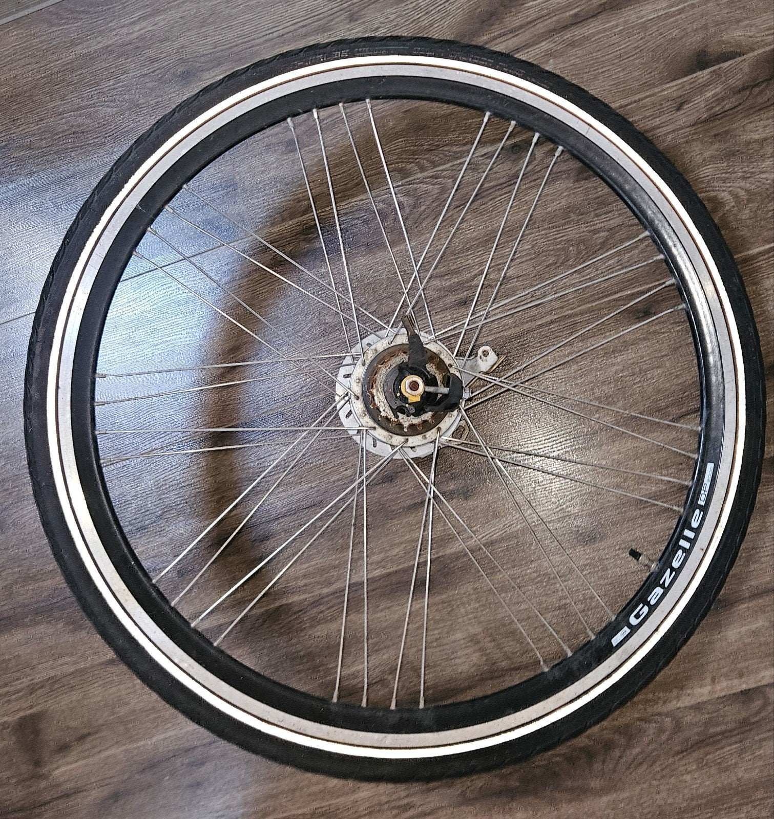 Fietswiel achterwiel Nexus 8 28 inch met rollerbrake rem, Ophalen of Verzenden, Band