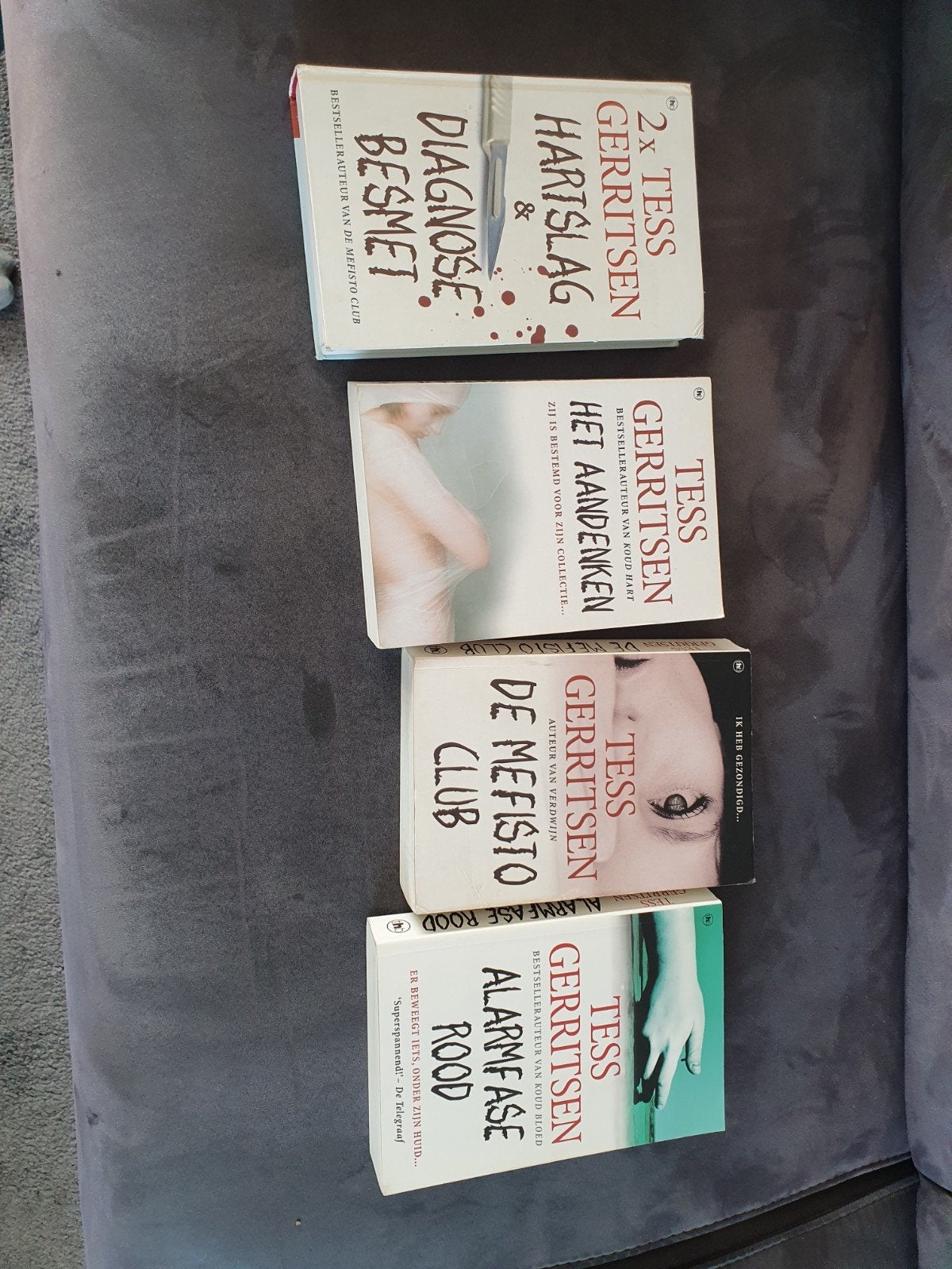 4 boeken van Tess Gerritsen, Ophalen of Verzenden, Gelezen