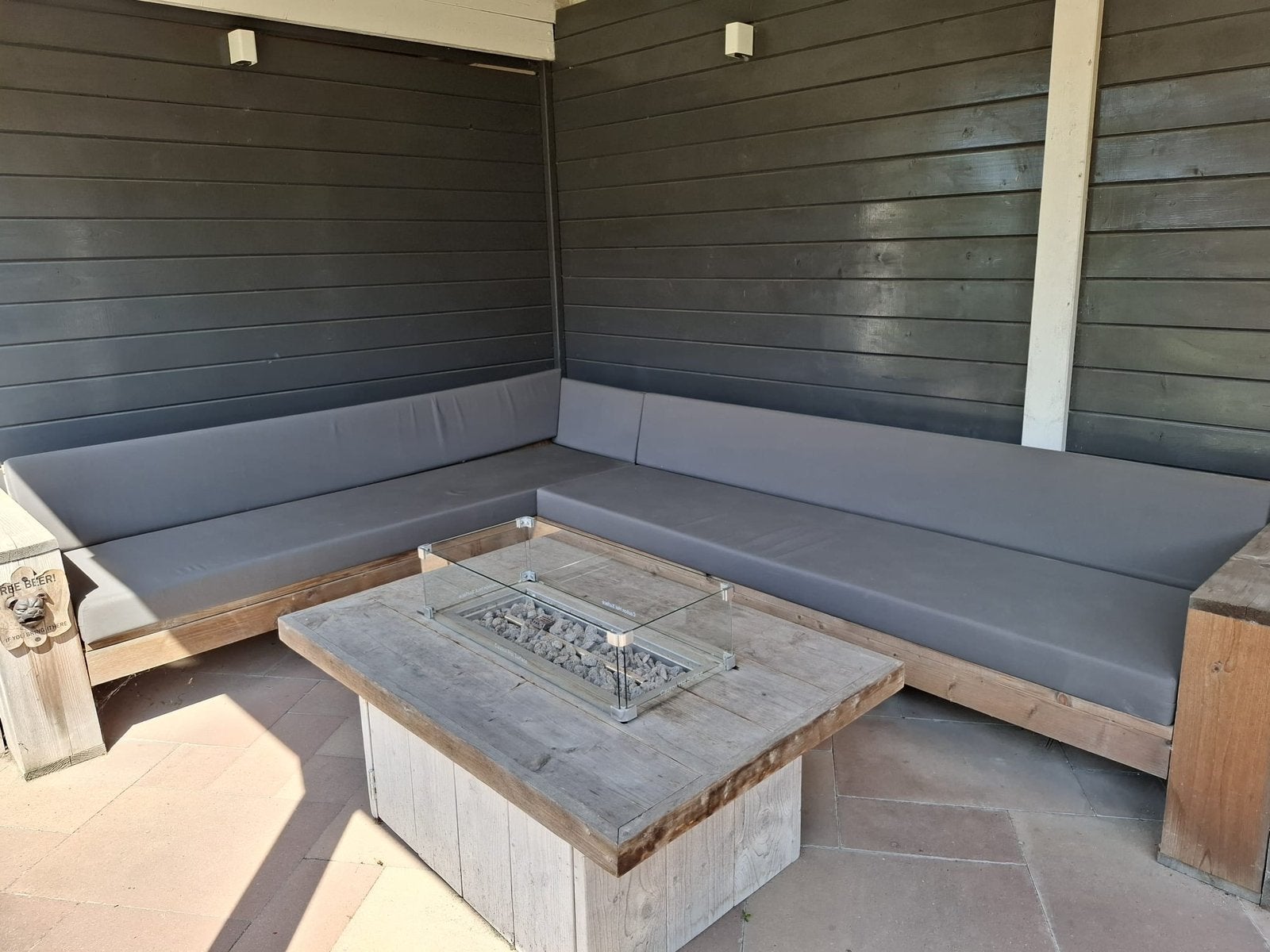 Houten vuurtafel, Tuin en Terras, Ophalen