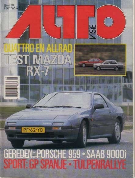 Autovisie 9 1986 : Audi 90 Quattro - BMW 325iX - Mazda RX7, Ophalen of Verzenden, Gelezen, Algemeen