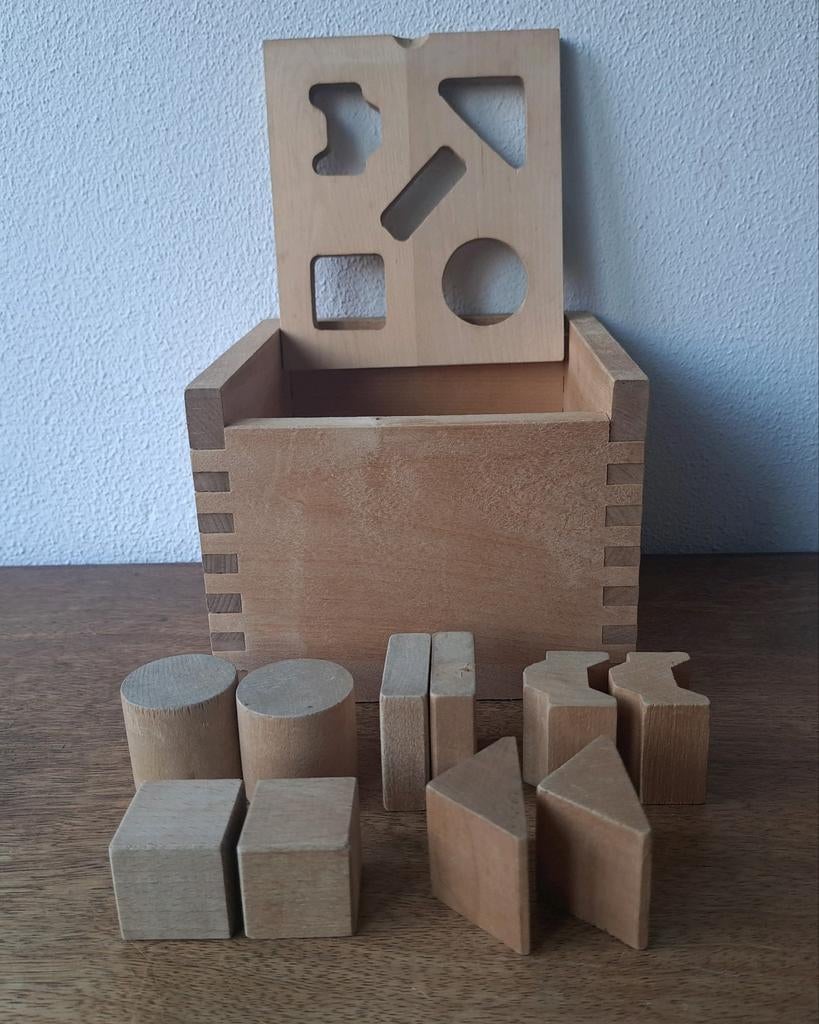 Blank houten Jukka vormenstoof blokkendoos, Ophalen of Verzenden, Zo goed als nieuw