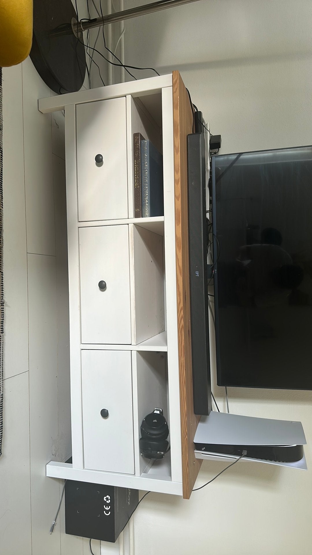 TV Meubel, Ophalen, 100 tot 150 cm, Zo goed als nieuw, Minder dan 100 cm