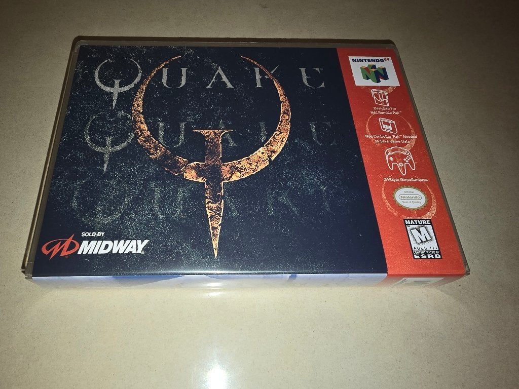 Quake N64 Game Case, Shooter, Verzenden, 1 speler, Zo goed als nieuw