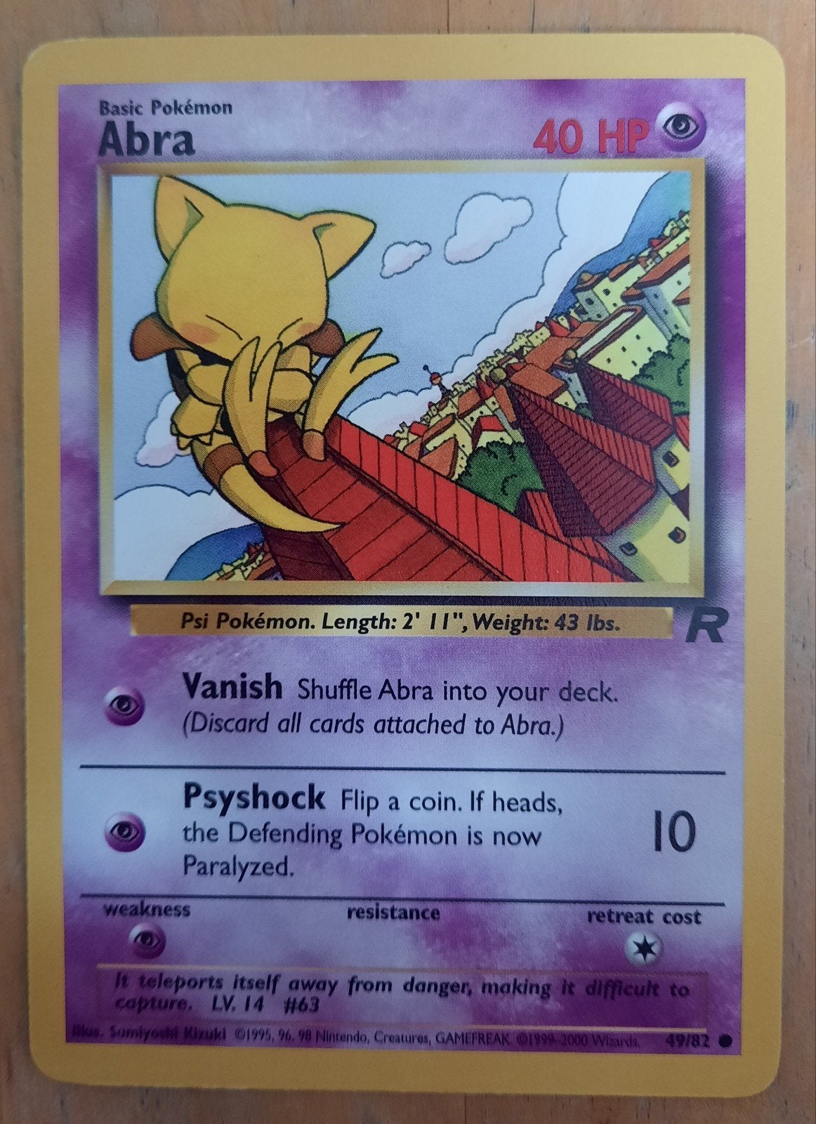 ABRA - 49/82 - POKÉMON KAART, Ophalen of Verzenden, Nieuw