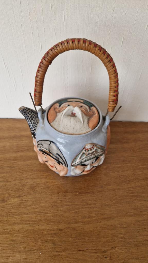 Antieke Japanse Banko Ware theepot, Ophalen of Verzenden