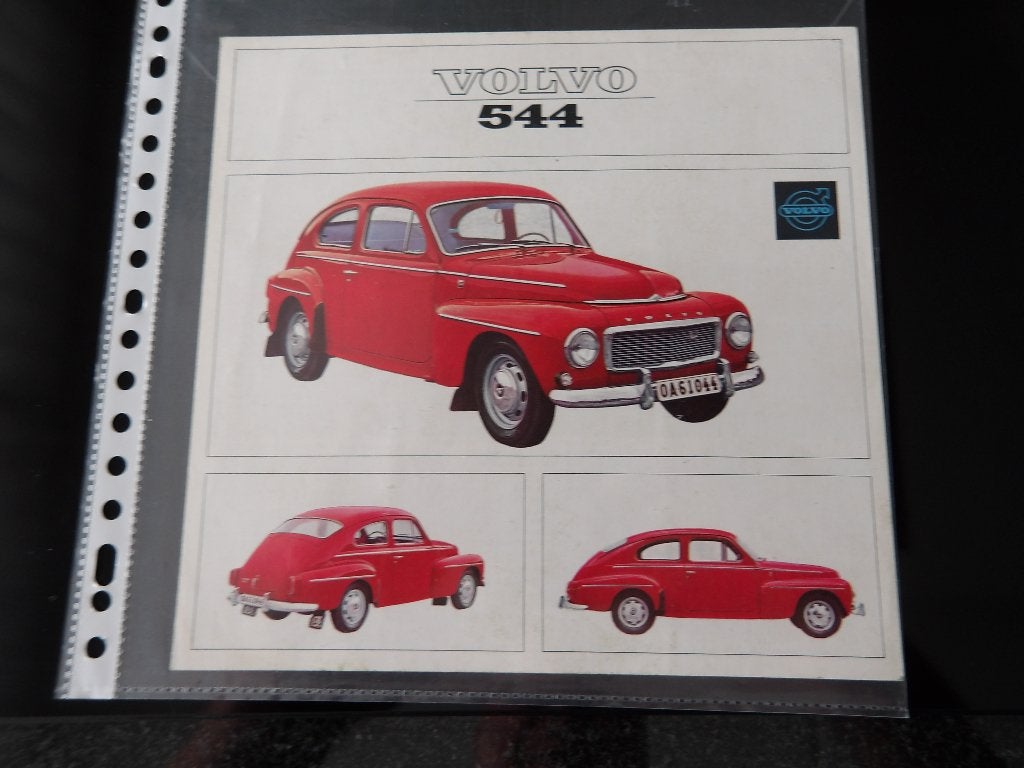 Volvo 544 Autofolder - Klassieke Volvo, Ophalen of Verzenden, Zo goed als nieuw, Volvo