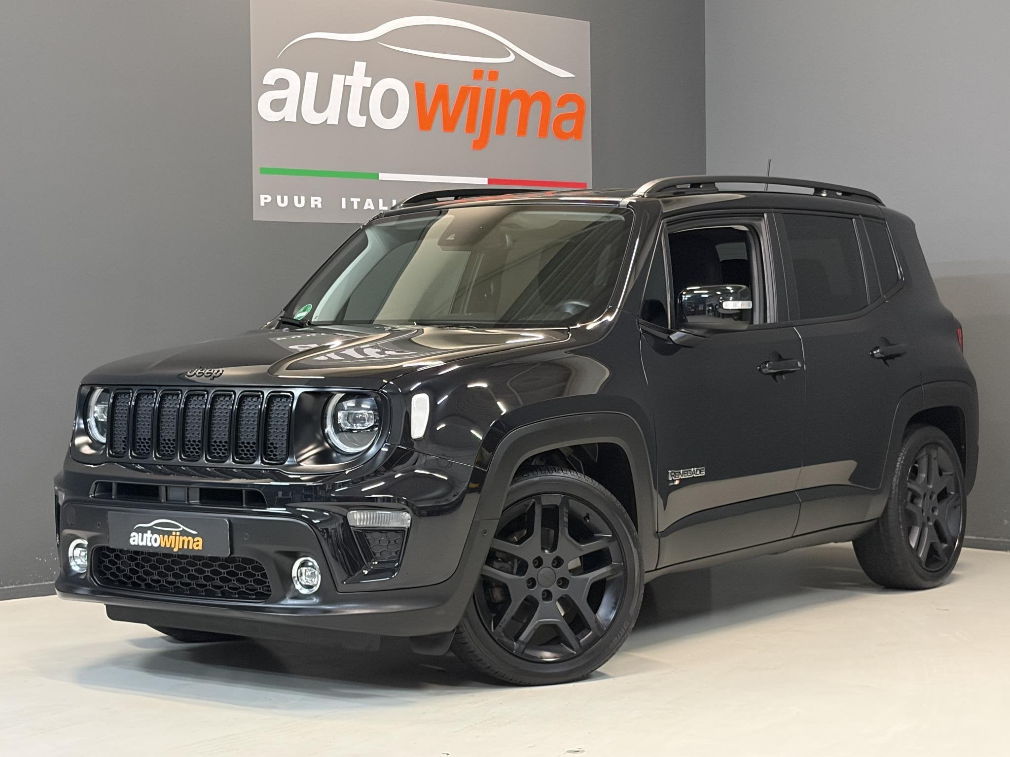 Jeep Renegade 1.3T DDCT S Carplay, Adapt. Cruise, LED, Kenwo, Gebruikt, 4 cilinders, 150 pk, Zwart