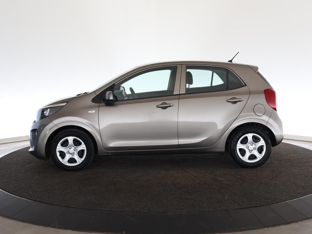 Kia Picanto 1.0 CVVT EconomyPlusLine | Cruise | Airco |, Stof, Gebruikt, 4 stoelen, Origineel Nederlands