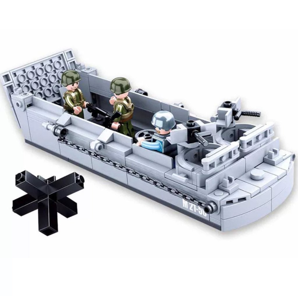 🎁 WW2 Bouwstenen - I20 - Amerikaanse Landingsvaartuig 🎁, Ophalen of Verzenden, Nieuw