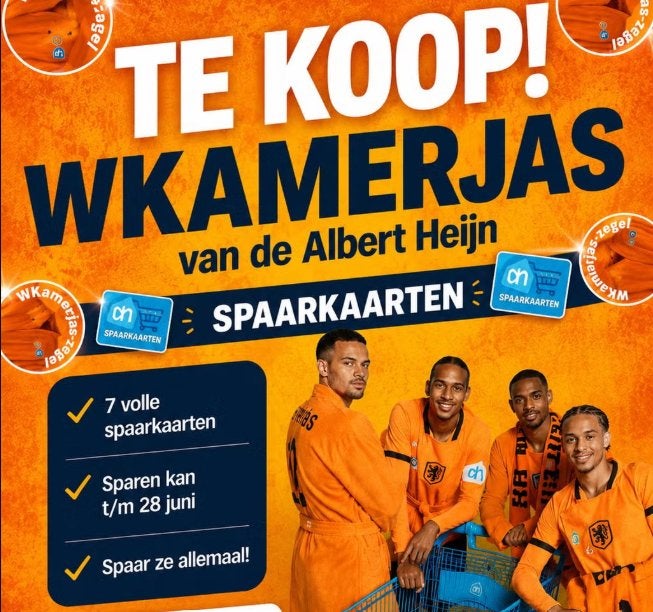 WKamerjas zegels Albert Heijn / AH (€ 0,20 per zegel), Albert Heijn, Ophalen
