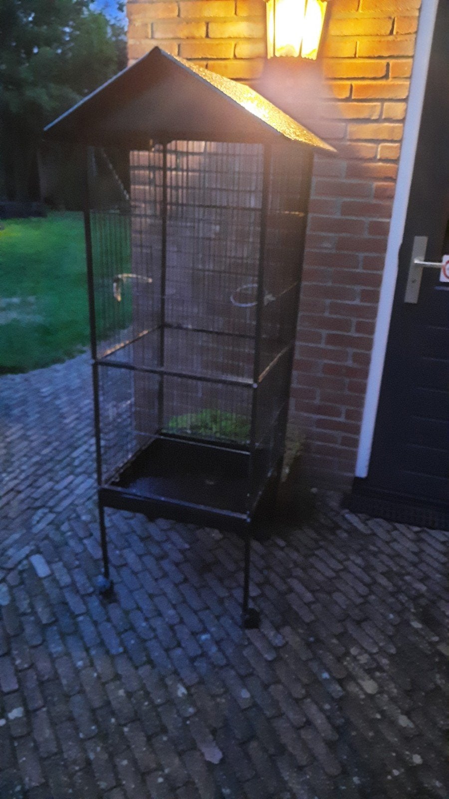 grote vogelkooi''parkieten kooi'kamer voliere, Ophalen, Gebruikt, Metaal, Vogelkooi