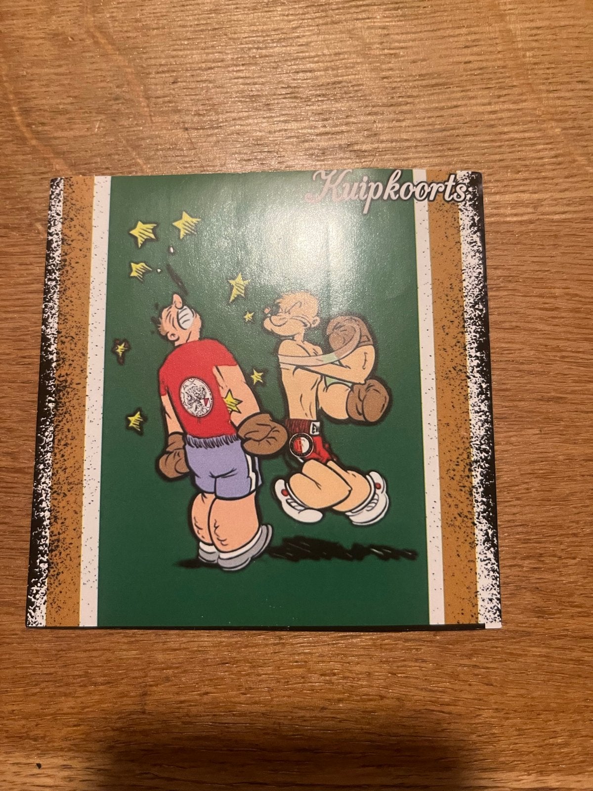 Feyenoord Kuipkoorts Sticker - Uniek Design, Ophalen of Verzenden, Zo goed als nieuw, Sport