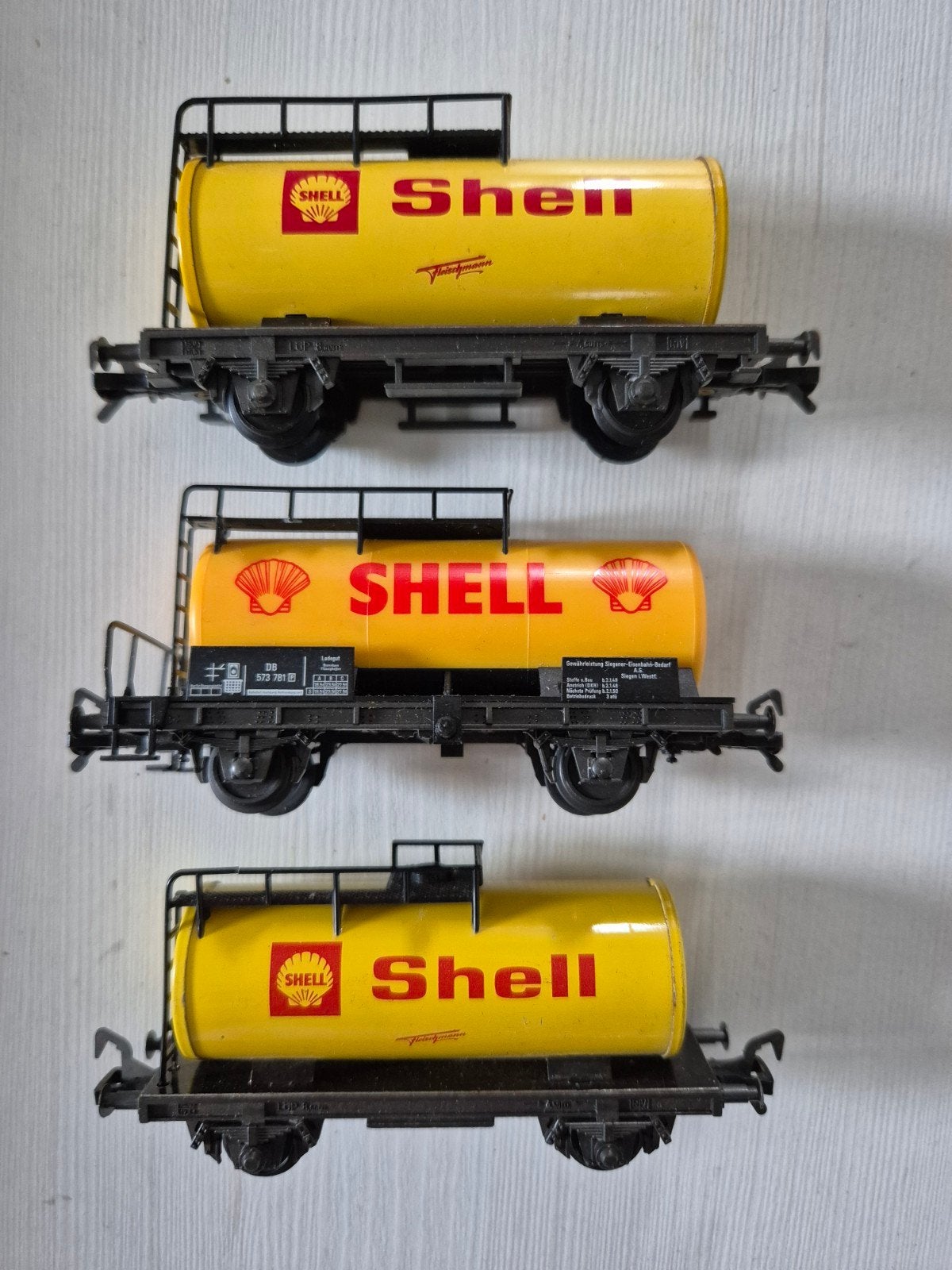 11 Fleischmann H0 Shell ketelwagons 5031, Gebruikt, Gelijkstroom, Fleischmann, Wagon