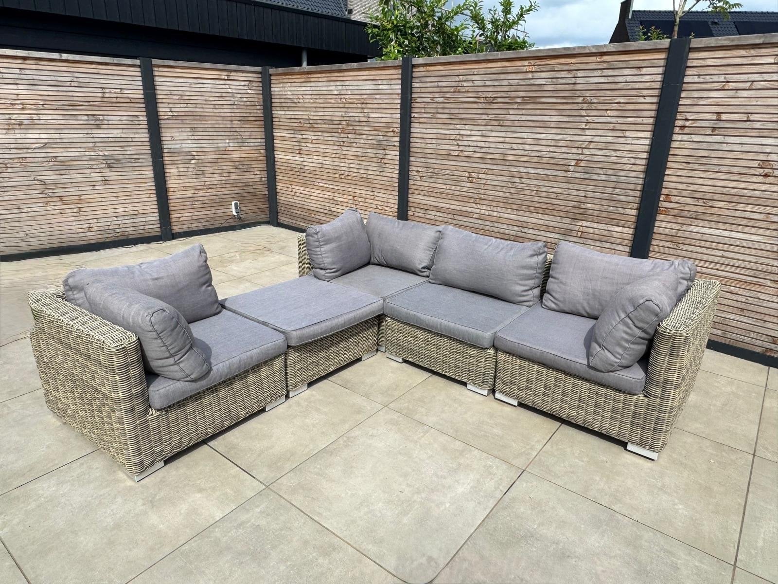 Intratuin Loungeset 250x250 cm, Tuin en Terras, Tuinsets en Loungesets, 5 zitplaatsen, Ophalen of Verzenden, Zo goed als nieuw