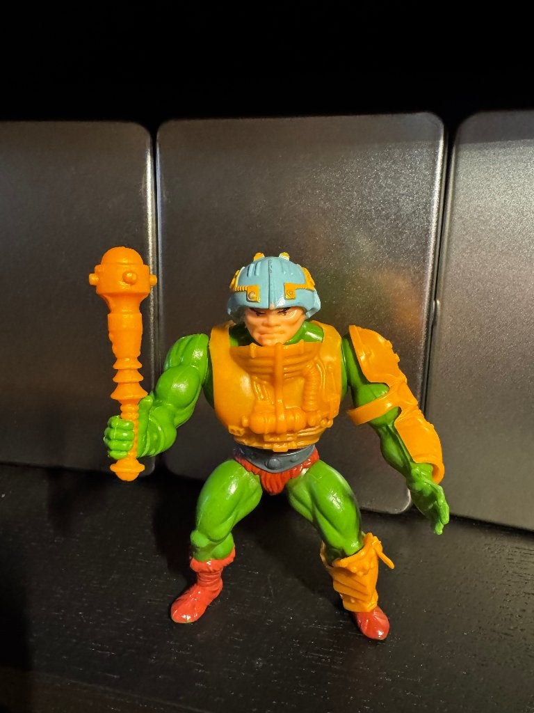 Vintage MOTU Man-At-Arms (1981) – Compleet & Taiwan, Ophalen of Verzenden, Gebruikt
