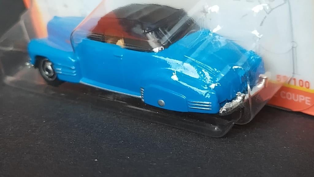 Cadillac Series 62 blue 1:64 3inch Matchbox Pol, Auto, Verzenden, ., Nieuw
