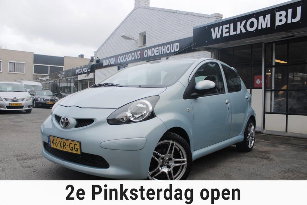 Toyota Aygo 1.0-12V + / Nieuwe Koppeling / Airco / Elektrisc, Auto's, Voorwielaandrijving, Stof, Gebruikt, Zwart