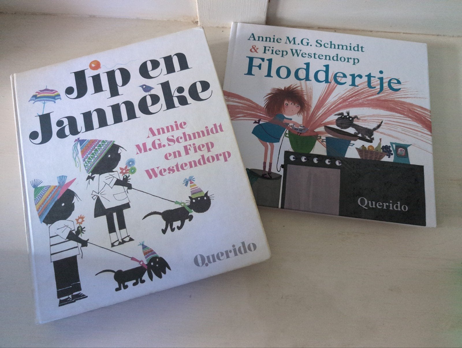 set Annie M.G. Schmidt - Jip en Janneke & Floddertje, Verzenden, Zo goed als nieuw, Annie M.G. Schmidt; Fiep Westendorp, Fictie algemeen