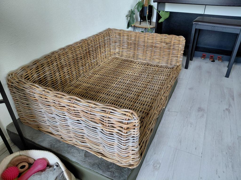 Honden mand rotan., Ophalen, Zo goed als nieuw, Riet
