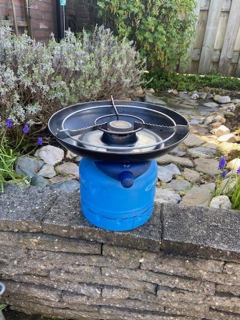 kooktoestel met grill, Ophalen, Gebruikt