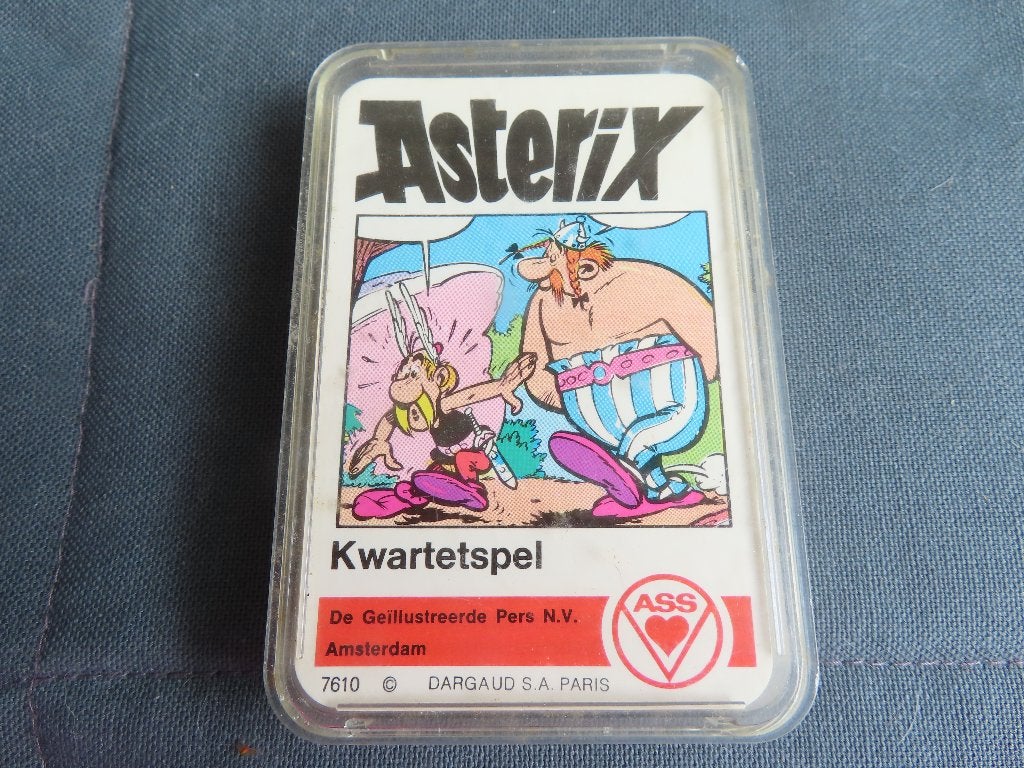 Kwartet Astrix van Disney, Verzamelen, Speelkaarten, Jokers en Kwartetten, Ophalen of Verzenden, Zo goed als nieuw, Kwartet(ten)