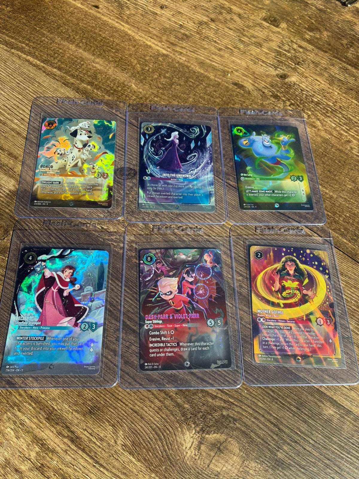 Lorcana enchanted verzameling, Verzamelen, Ophalen of Verzenden, Overige figuren, Zo goed als nieuw, Plaatje of Poster